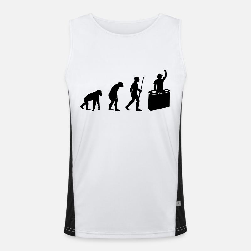 DeeJay Evolution Funktionelles Kontrast-Tank Top für Männer 