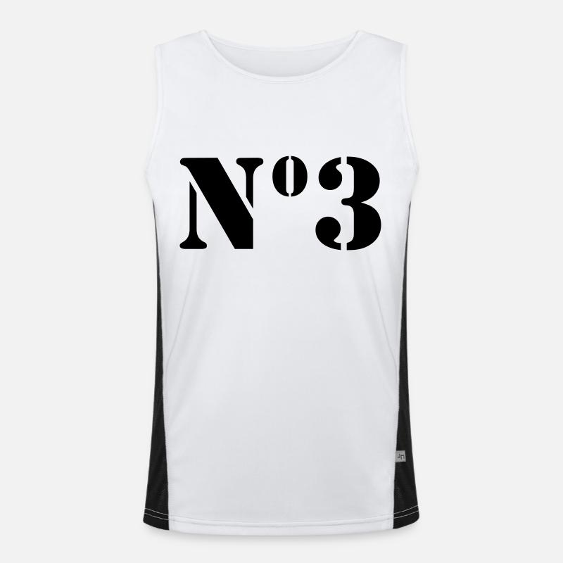 Point 3 // no3 Débardeur respirant contrasté Homme 