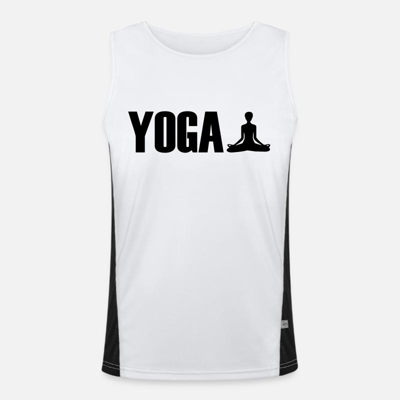 yoga Débardeur respirant contrasté Homme 