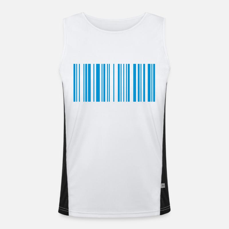 BARCODE JULIA Funktionelles Kontrast-Tank Top für Männer 