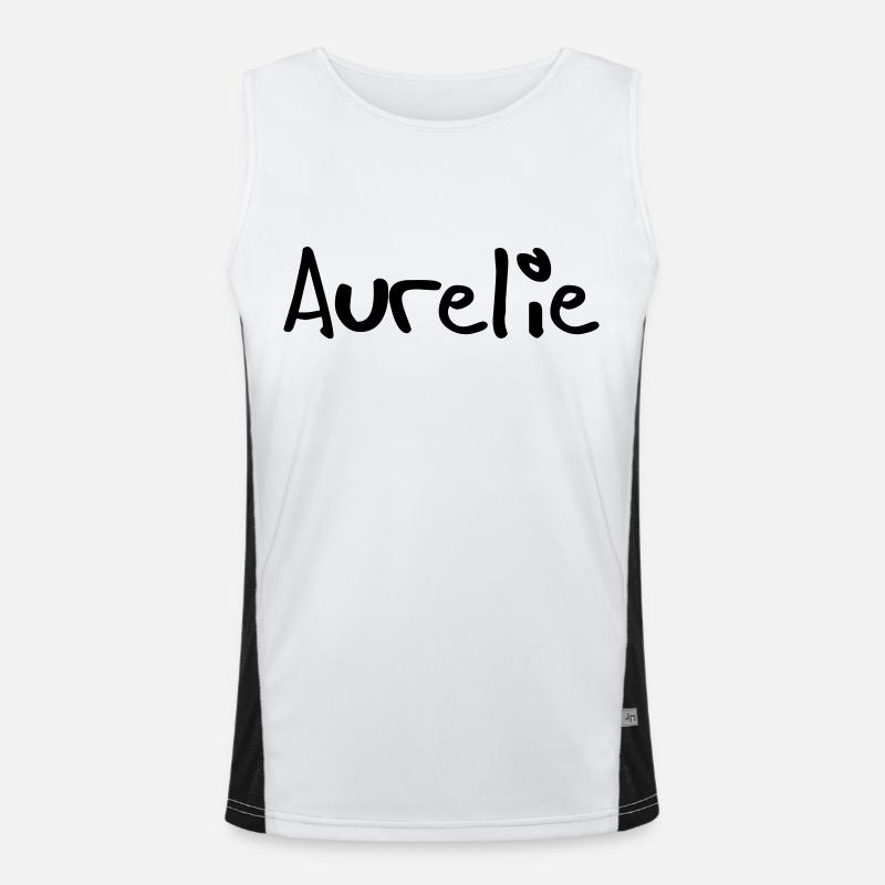 aurelie Funktionelles Kontrast-Tank Top für Männer 
