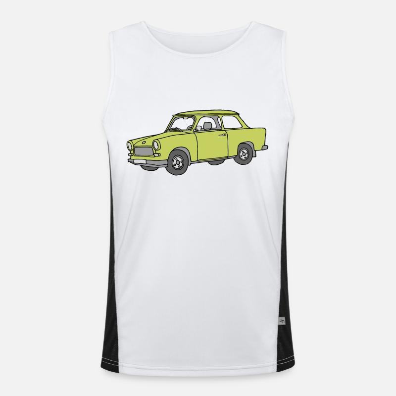 Trabi,  (Bali green) Men's Functional Contrast Tank Top 
