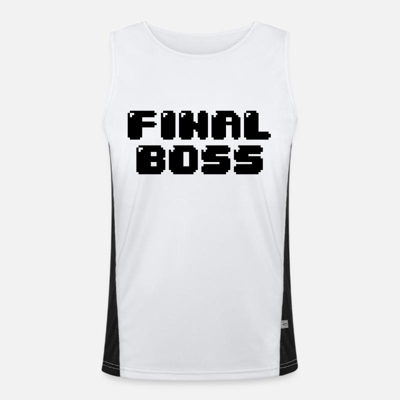 FINAL BOSS Men's Functional Contrast Tank Top 