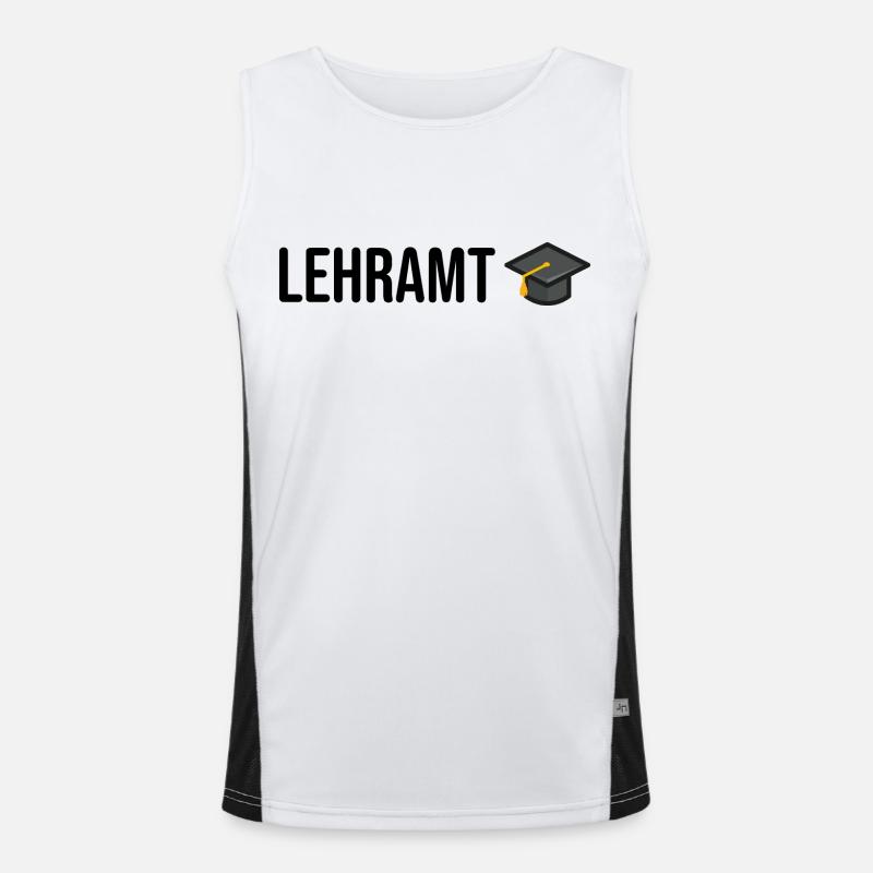 Lehramt Studium Funktionelles Kontrast-Tank Top für Männer 