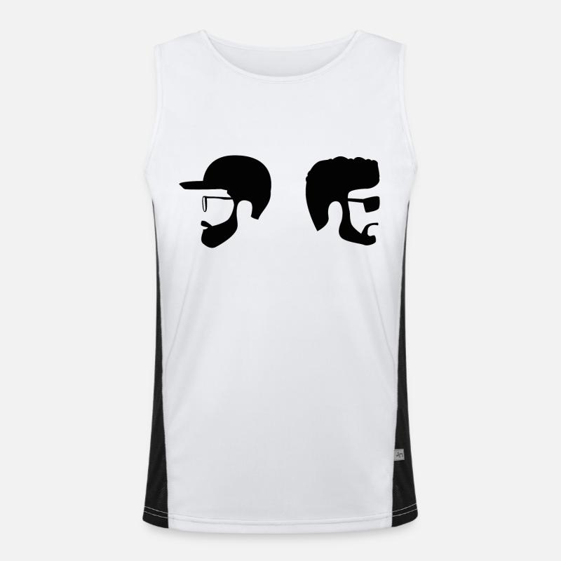 DUDES Funktionelles Kontrast-Tank Top für Männer 