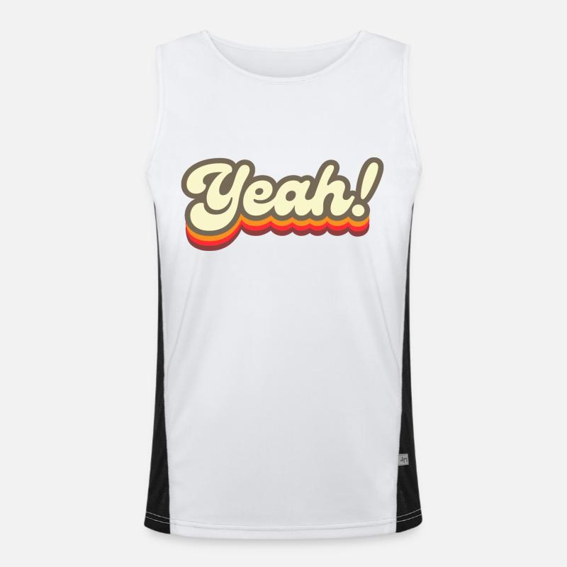 Yeah, Yeah, Yeah! Men's Functional Contrast Tank Top 