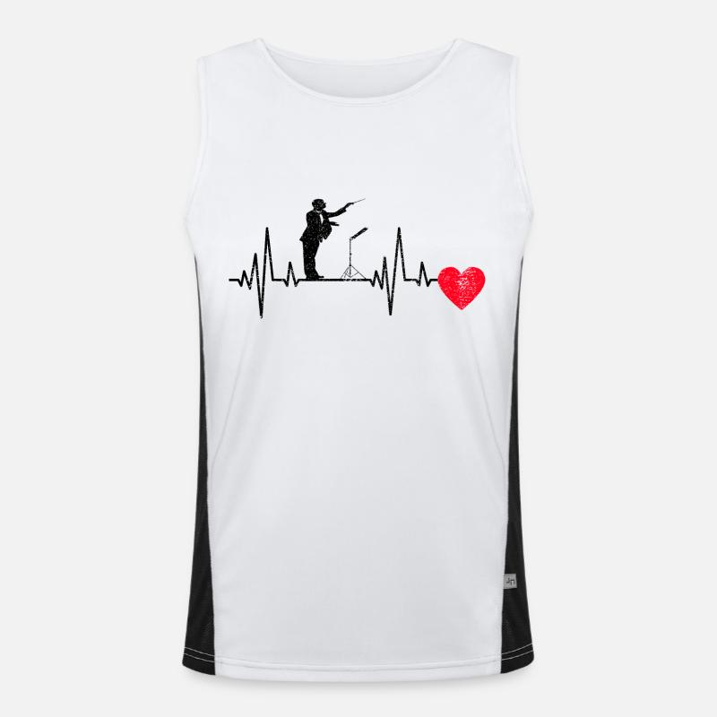 Dirigenten Geschenk Dirigieren Musik Dirigent Funktionelles Kontrast-Tank Top für Männer 