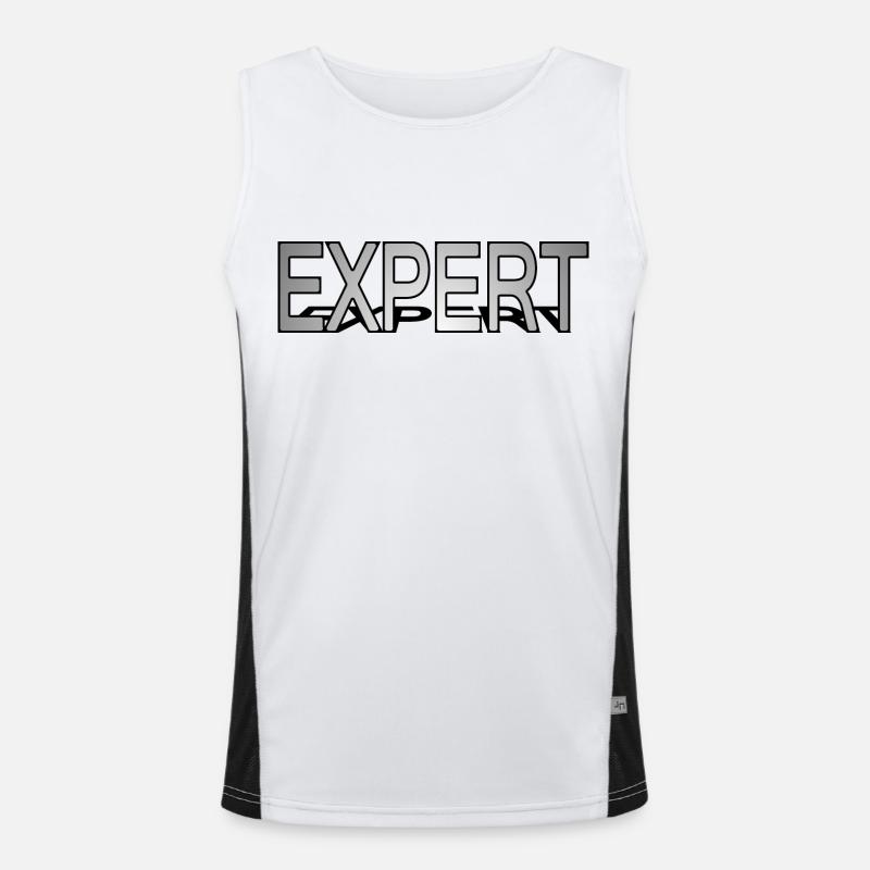 3D-Experte Funktionelles Kontrast-Tank Top für Männer 
