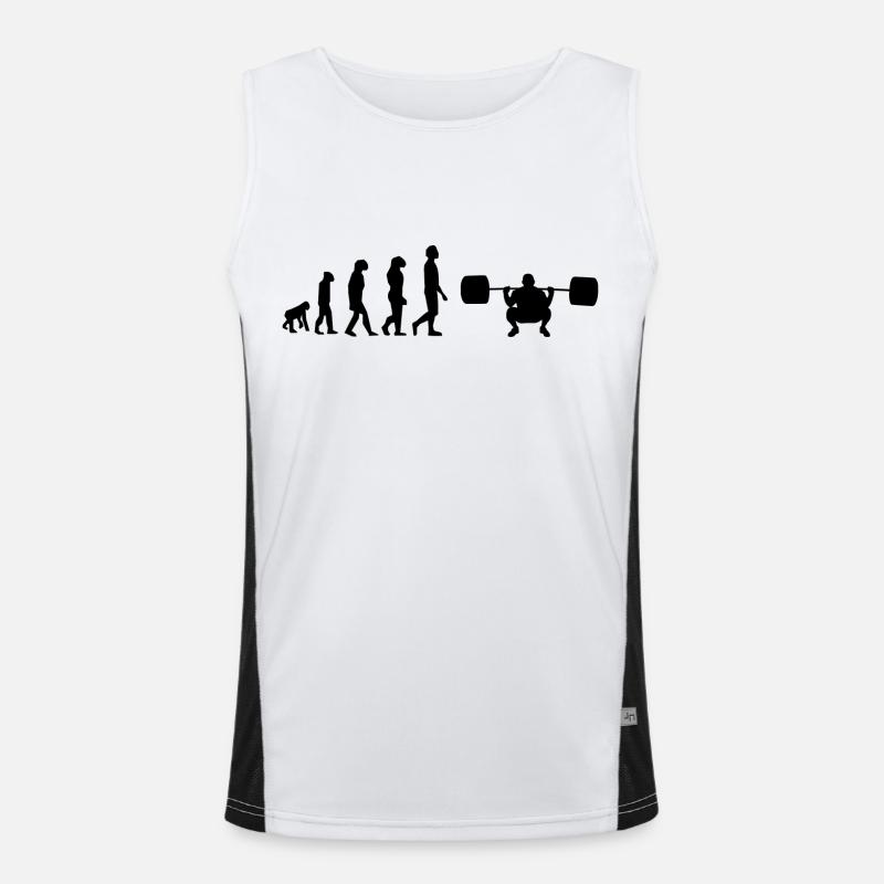 Evolution des Gewichthebens Funktionelles Kontrast-Tank Top für Männer 