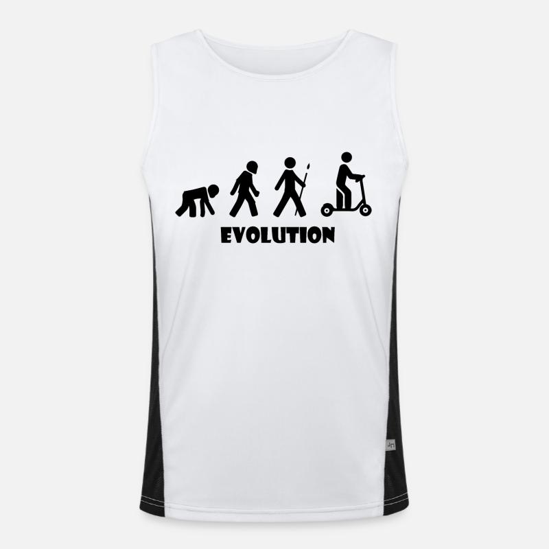 E-Scooter Roller Scooter Funktionelles Kontrast-Tank Top für Männer 