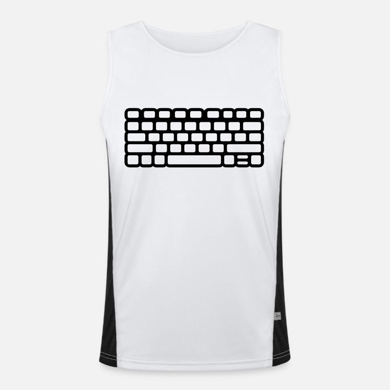 Clavier Débardeur respirant contrasté Homme 