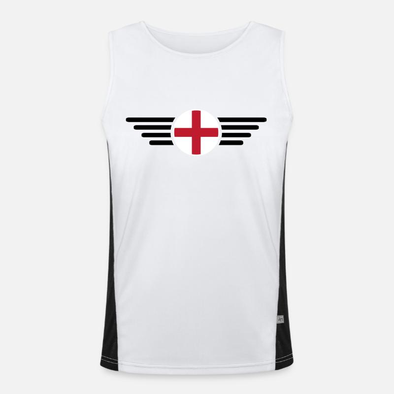 Angleterre Essence T-shirt Débardeur respirant contrasté Homme 
