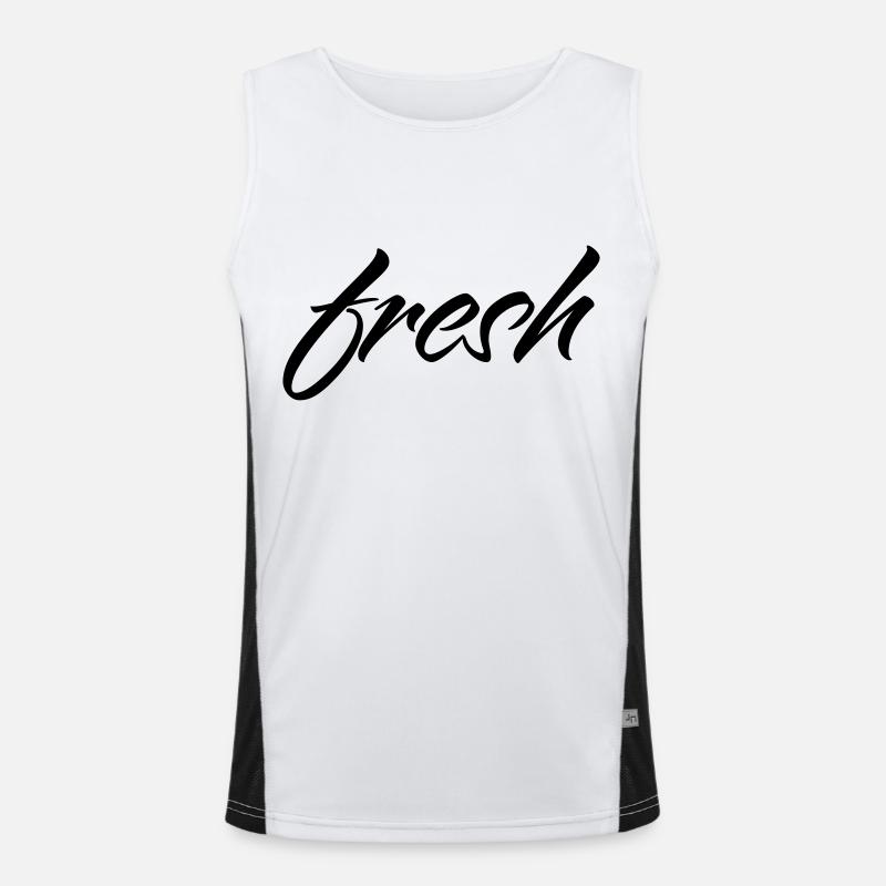 Frais Débardeur respirant contrasté Homme 