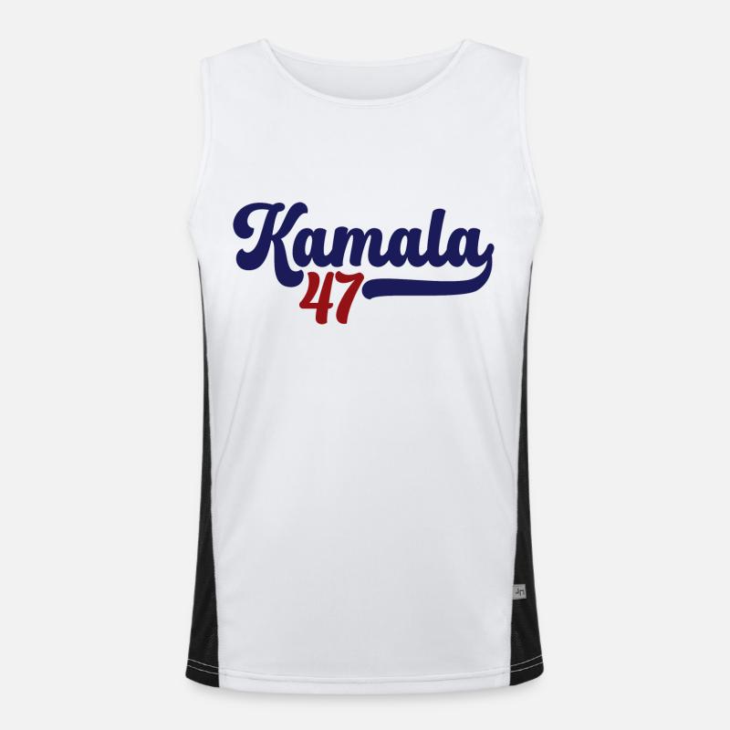 KAMALA HARRIS Amerika Funktionelles Kontrast-Tank Top für Männer 