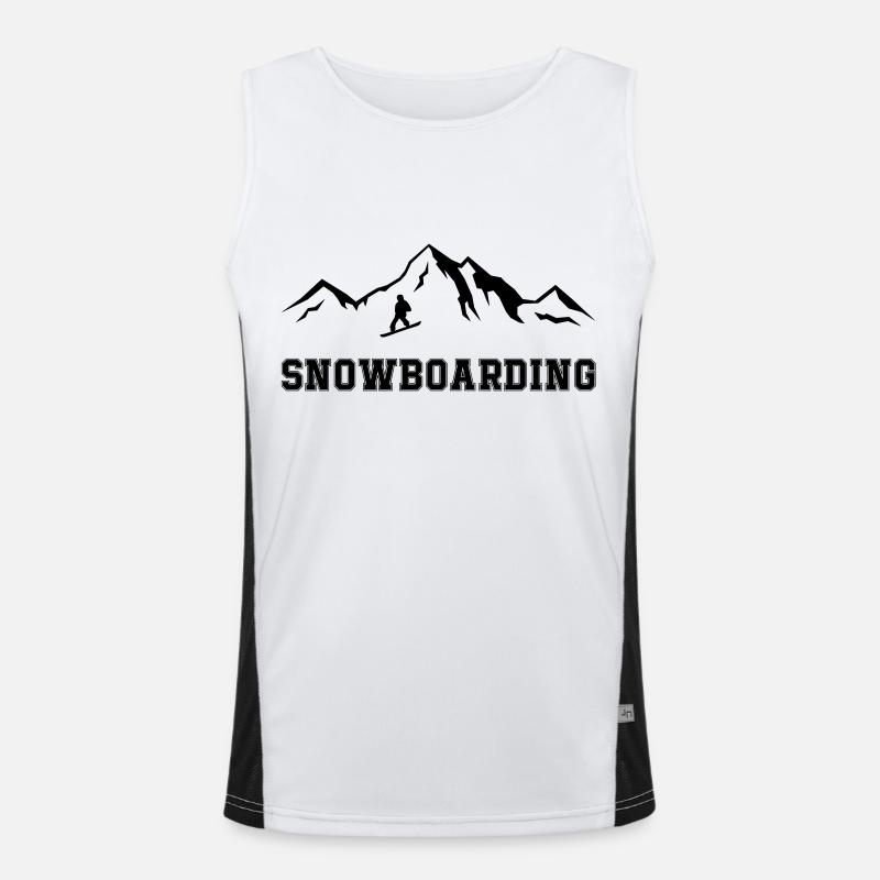 Snowboarding Funktionelles Kontrast-Tank Top für Männer 