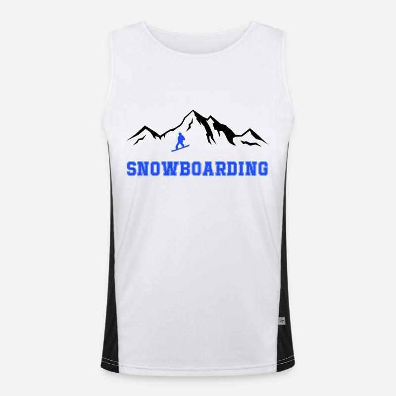 Snowboarding Funktionelles Kontrast-Tank Top für Männer 