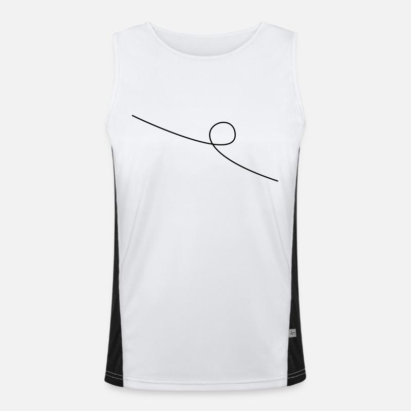 Looping the loop Men's Functional Contrast Tank Top 