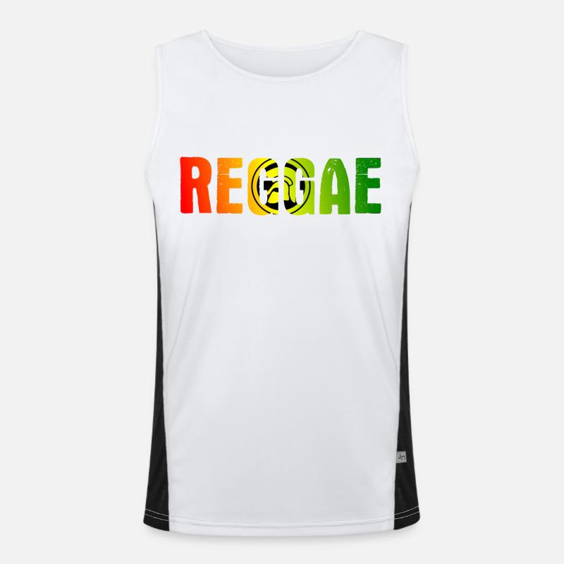 Trojan Reggae Funktionelles Kontrast-Tank Top für Männer 