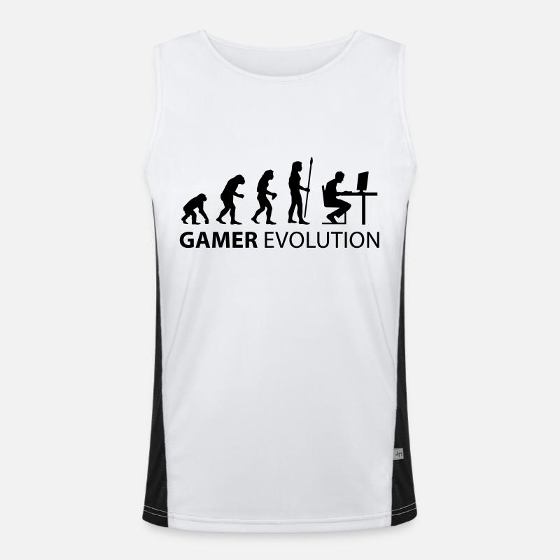 evolution_born_gamer Débardeur respirant contrasté Homme 