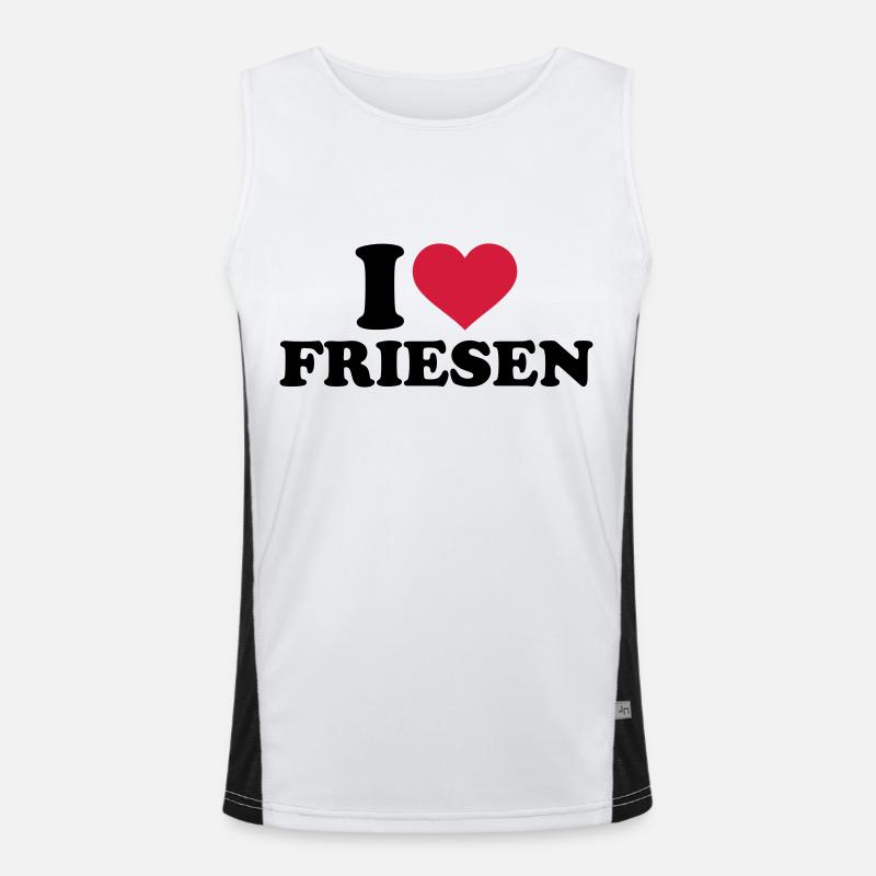 Friese Funktionelles Kontrast-Tank Top für Männer 