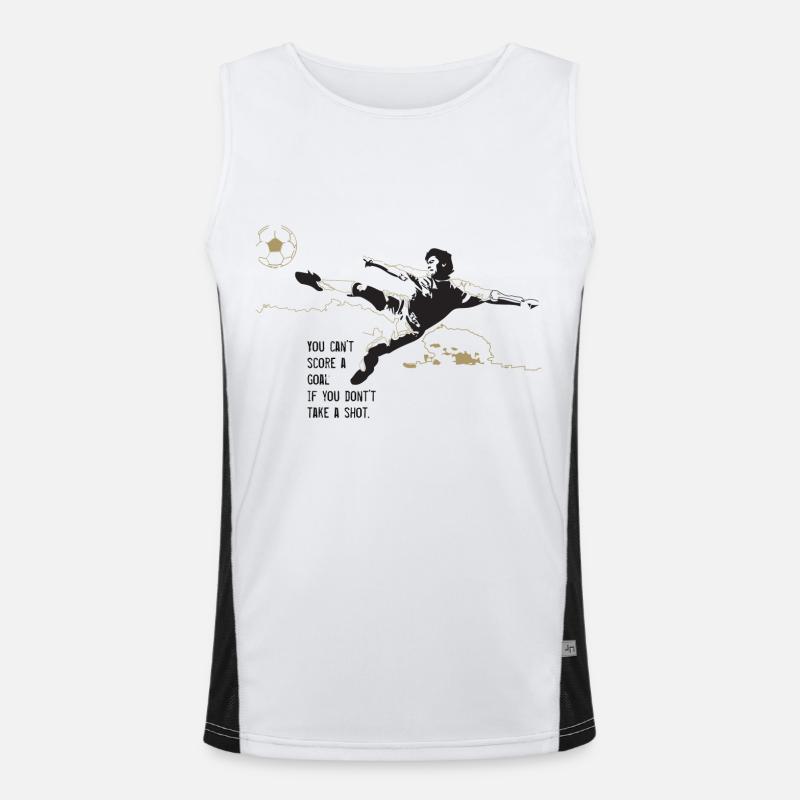 Fixez-vous un objectif. Débardeur respirant contrasté Homme 