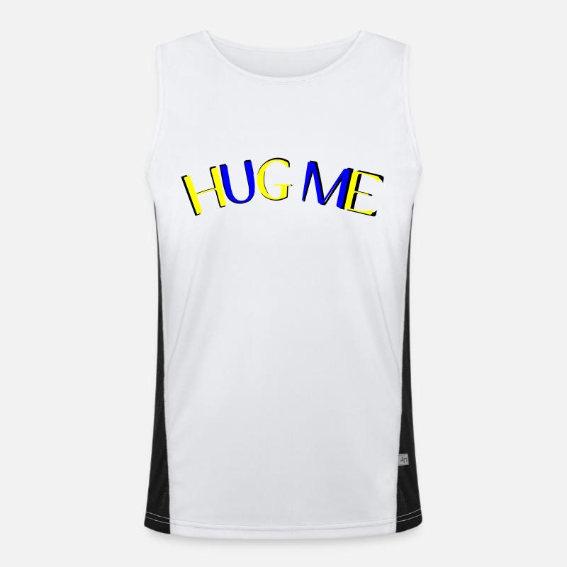 Fais-moi un câlin Débardeur respirant contrasté Homme 