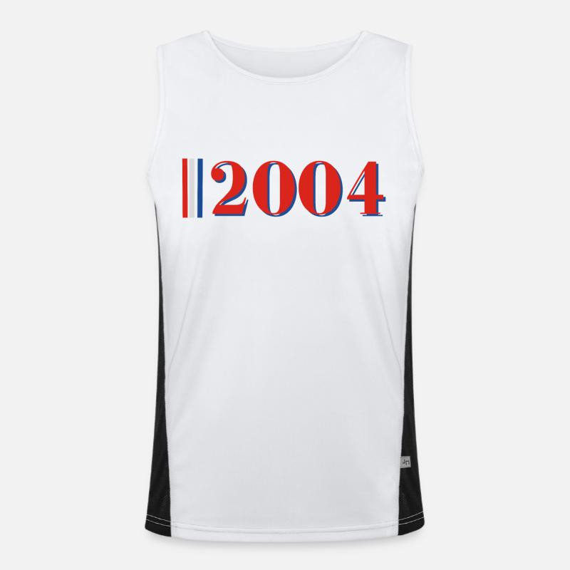Jahr 2004 Funktionelles Kontrast-Tank Top für Männer 