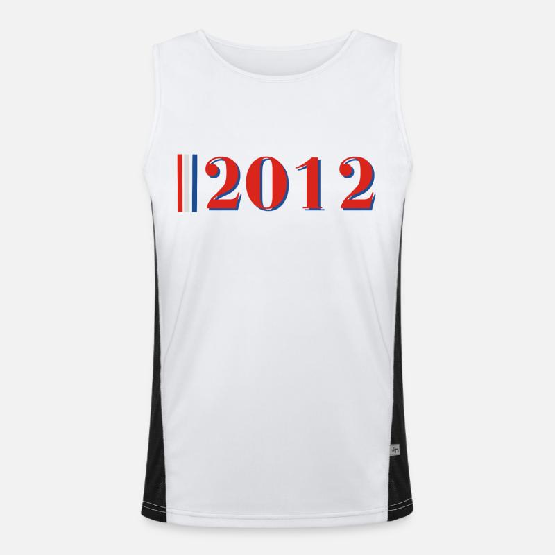 Jahr 2012 Funktionelles Kontrast-Tank Top für Männer 