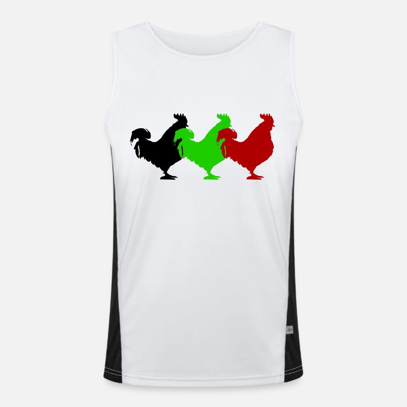 hahn Funktionelles Kontrast-Tank Top für Männer 