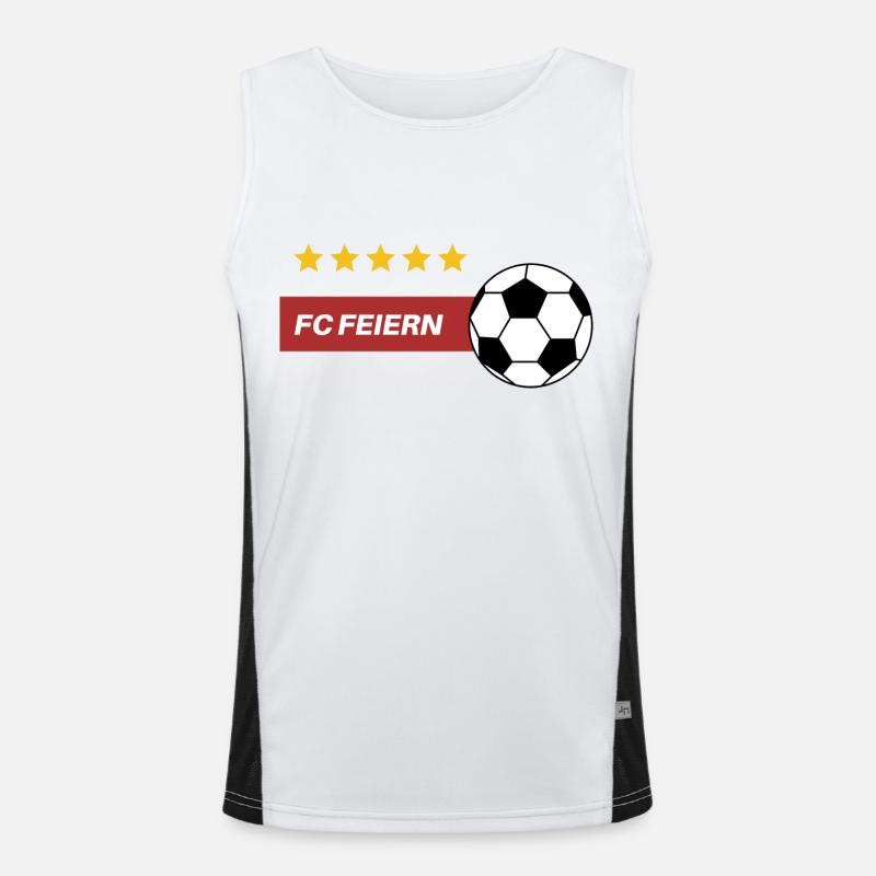 FC Feiern Funktionelles Kontrast-Tank Top für Männer 