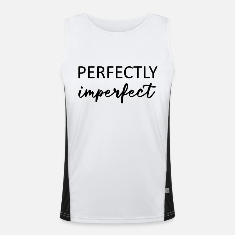 Perfekt unvollkommen Funktionelles Kontrast-Tank Top für Männer 