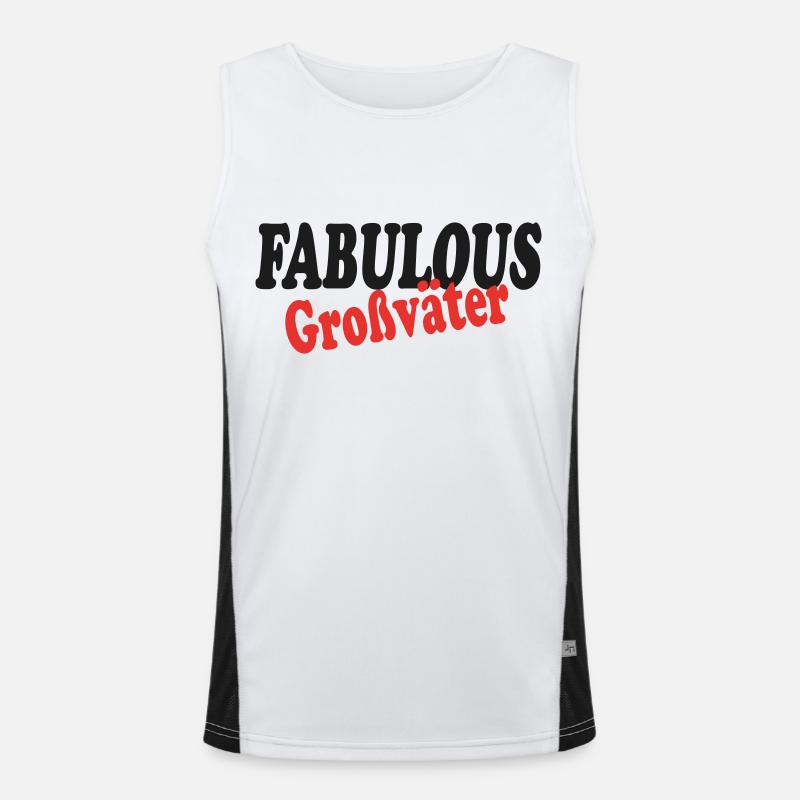 Fabulous Großväter Men's Functional Contrast Tank Top 