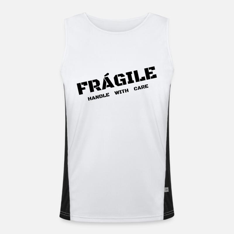 fragile Débardeur respirant contrasté Homme 