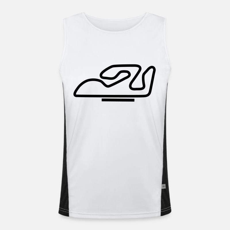 circuito_spagna_c1 Débardeur respirant contrasté Homme 