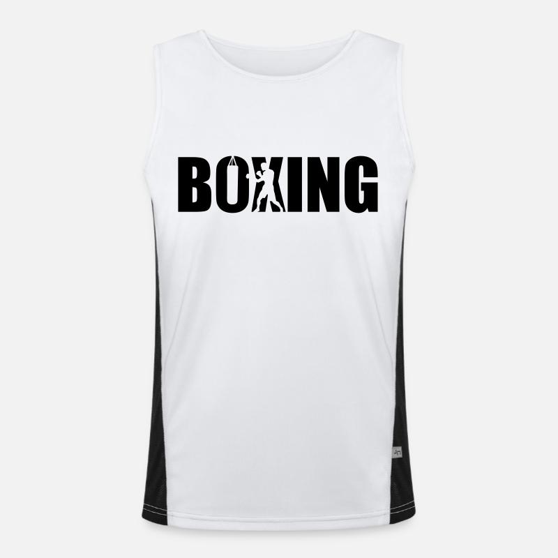 Boxing Débardeur respirant contrasté Homme 