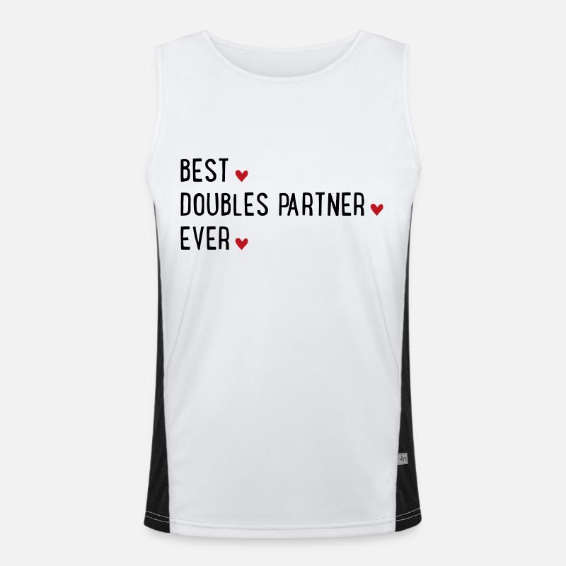 Doppel Partner Funktionelles Kontrast-Tank Top für Männer 