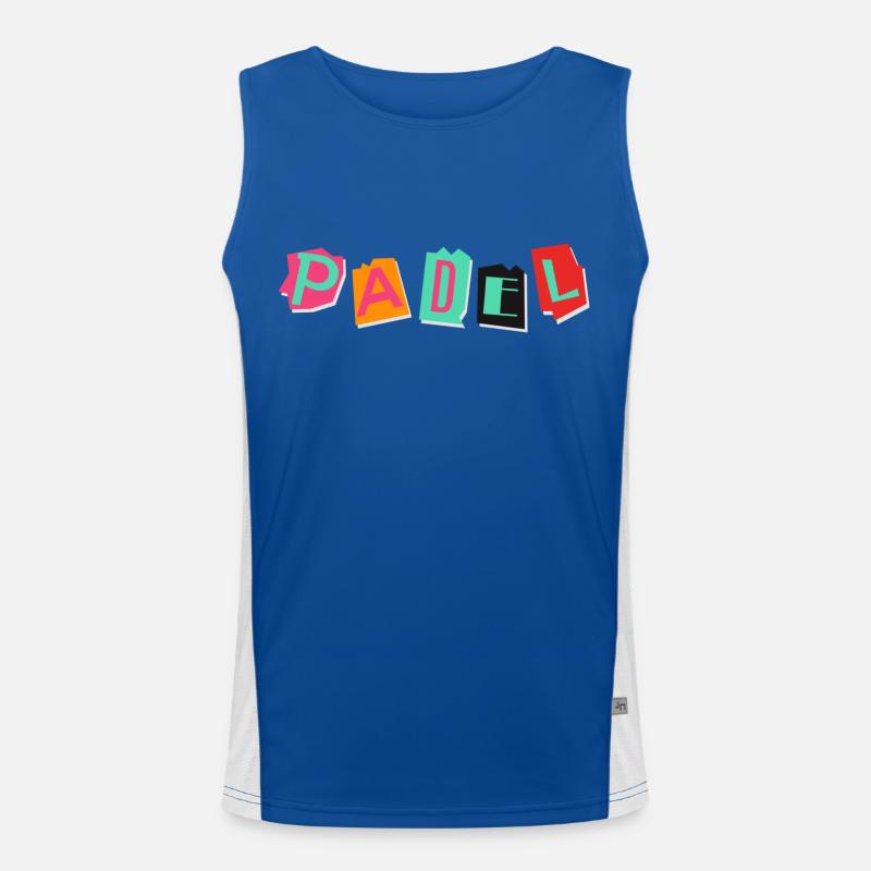 Ideal gift for Padel lovers Men's Functional Contrast Tank Top 