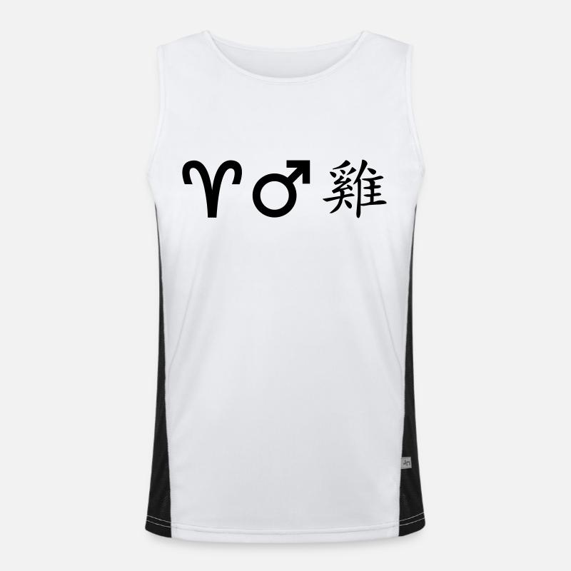 Aries Mars Rooster Men's Functional Contrast Tank Top 