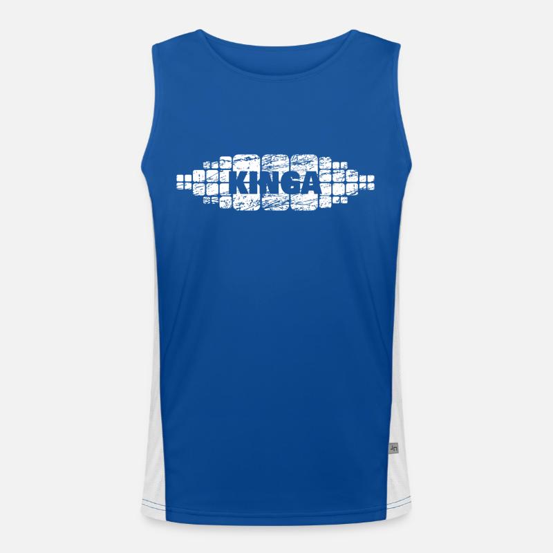 Mutti Kinga Funktionelles Kontrast-Tank Top für Männer 