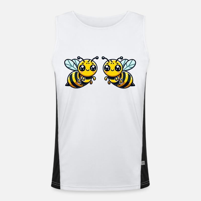 Bee Wasp 2 Men's Functional Contrast Tank Top 