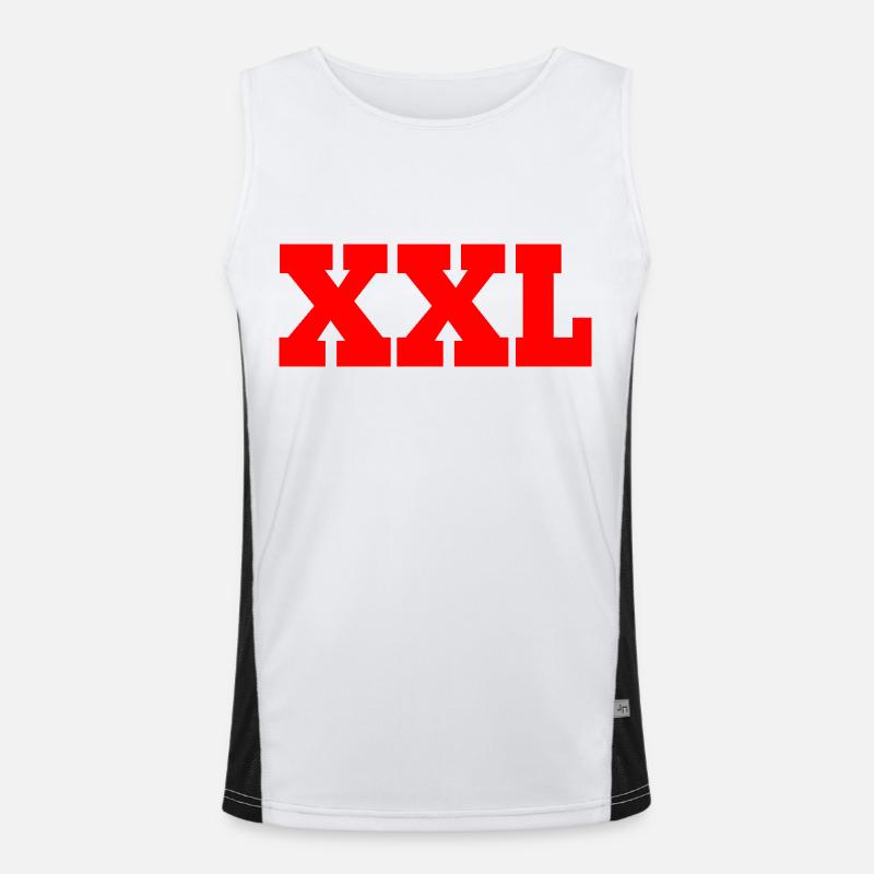Xxl Men's Functional Contrast Tank Top 