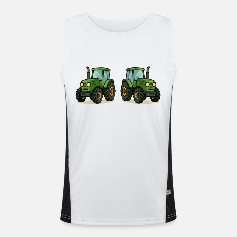 Tracteur 2 Débardeur respirant contrasté Homme 
