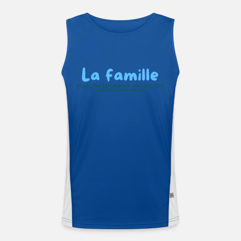 famille Débardeur respirant contrasté Homme 