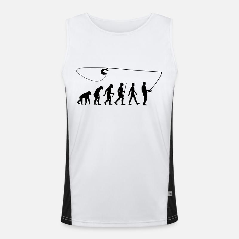 Evolution Fischer Funktionelles Kontrast-Tank Top für Männer 