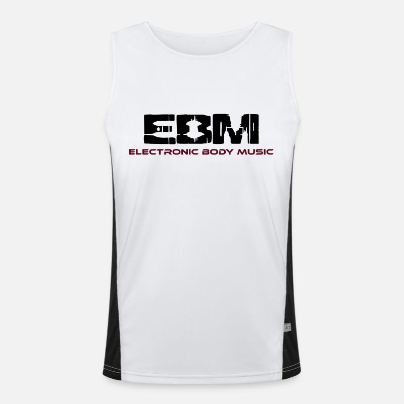EBM Funktionelles Kontrast-Tank Top für Männer 
