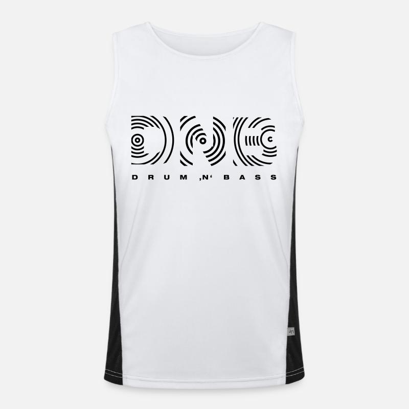 DnB Funktionelles Kontrast-Tank Top für Männer 