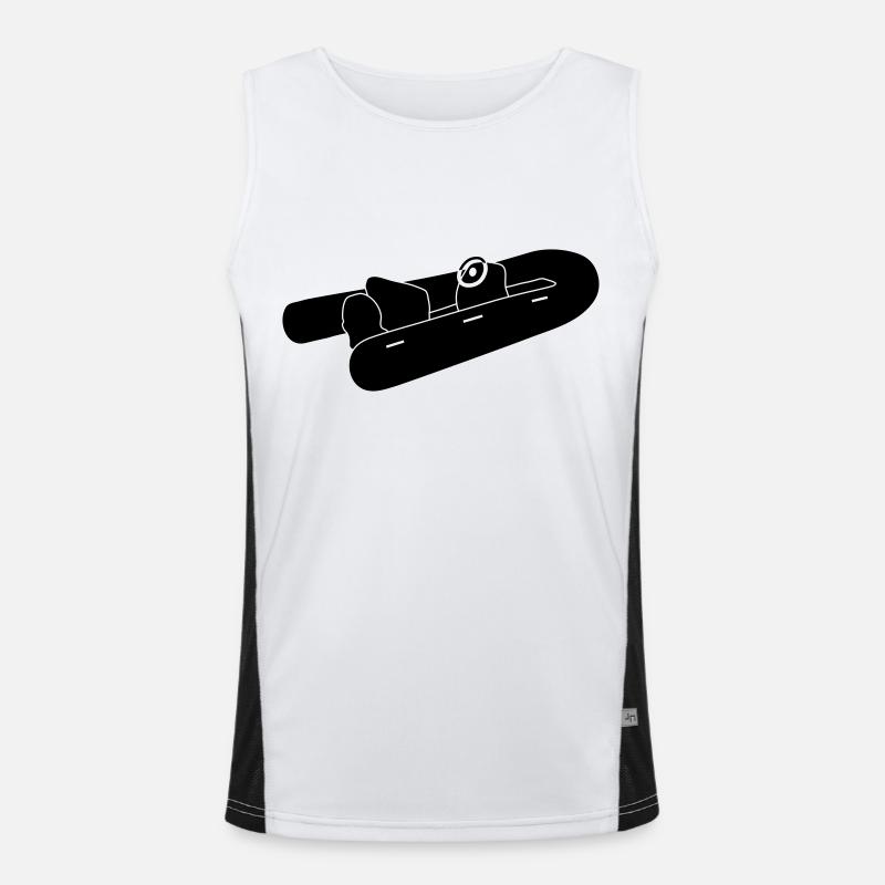 inflatable boat_g1 Men's Functional Contrast Tank Top 