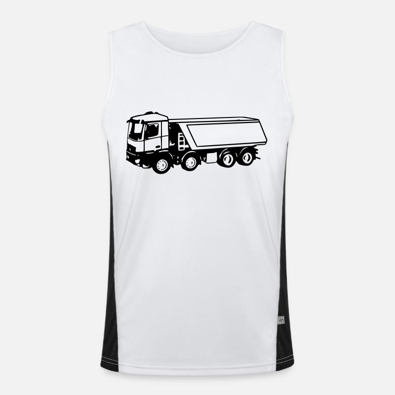 Kipper / Laster / LKW Funktionelles Kontrast-Tank Top für Männer 