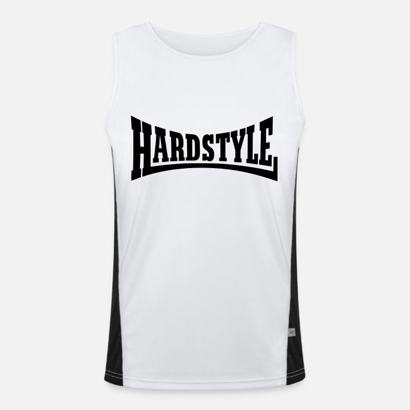 Hardstyle_V63 Funktionelles Kontrast-Tank Top für Männer 
