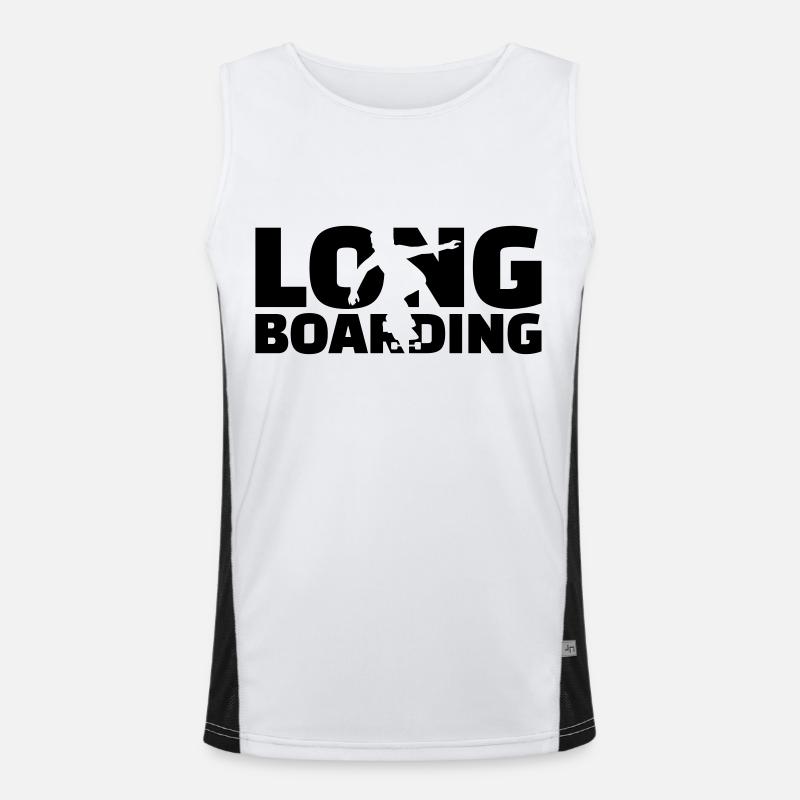 Longboarding Men's Functional Contrast Tank Top 